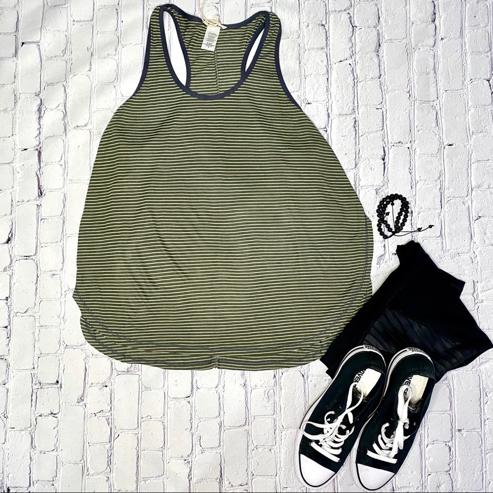 Hem&Thread striped tank
